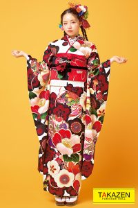 レトロ古典　可愛い　振袖