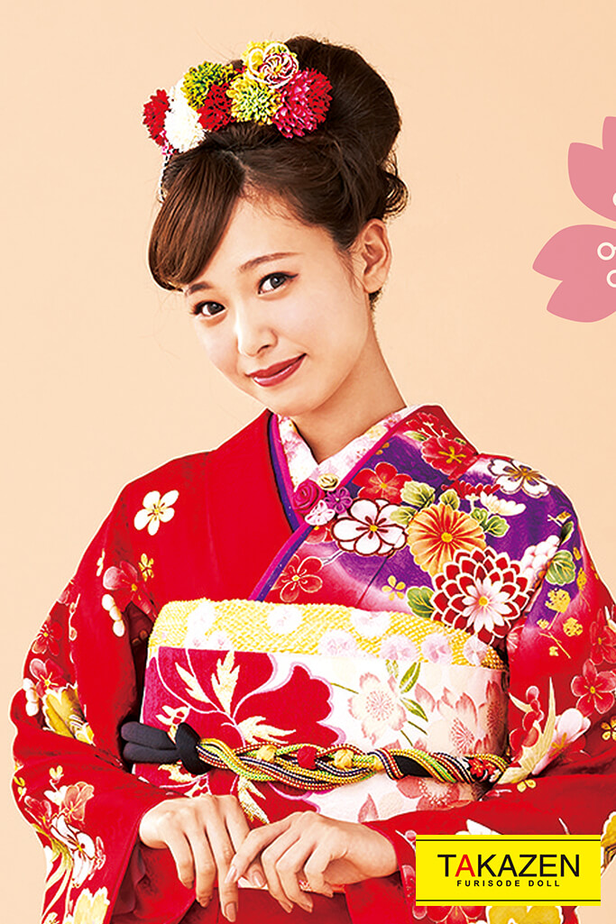 成人式人気振袖 レンタルフルセット 通販可 上品大人可愛い古典 人と被らない 赤 紫 黄 374 古典 成人式 は上品で優雅な古典振袖 振袖 袴レンタルなら Takazen 大阪 心斎橋 堺 兵庫 神戸 奈良の店舗へ