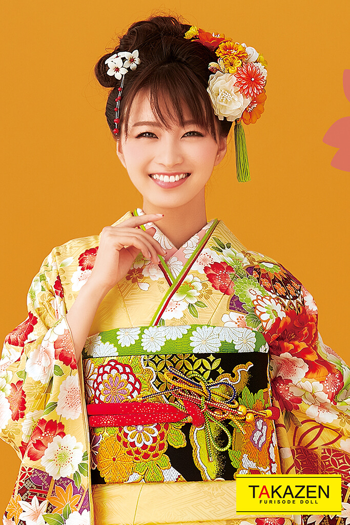 成人式人気着物 レンタルフルセット 通販可 上品流行り古典 大人可愛い豪華 オレンジ 黄色 376 古典 成人式は上品で優雅な古典振袖 振袖 袴レンタルなら Takazen 大阪 心斎橋 堺 兵庫 神戸 奈良の店舗へ