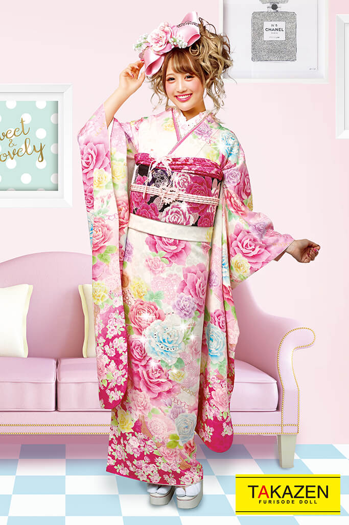 成人式人気振袖 レンタルフルセット 通販可 キュート ゆるふわ可愛いバラ 白 ピンク Sweet Lovely 成人式 はかわいくキュートな振袖 振袖 袴レンタルなら Takazen 大阪 心斎橋 堺 兵庫 神戸 奈良の店舗へ 成人式人気振袖 レンタルフルセット 通販可 キュート ゆるふわ可愛いバラ 白 ピンク Sweet Lovely 成人式 はかわいくキュートな振袖 振袖 袴レンタルなら Takazen 大阪 心斎橋 堺 兵庫 神戸 奈良の店舗へ