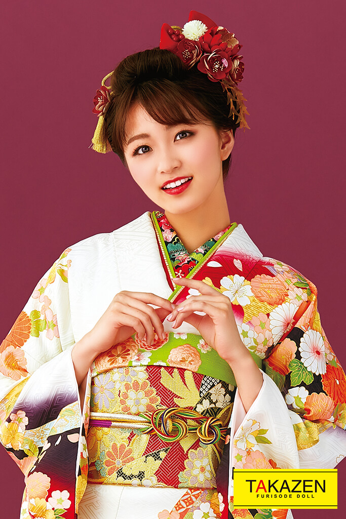 上品定番古典系可愛い振袖 目立つ大人和柄 白 赤 F0064 プレミアム古典 成人式振袖 卒業式袴レンタル 前撮りなら Takazen 大阪 梅田 心斎橋 堺 兵庫 神戸 奈良の店舗へ