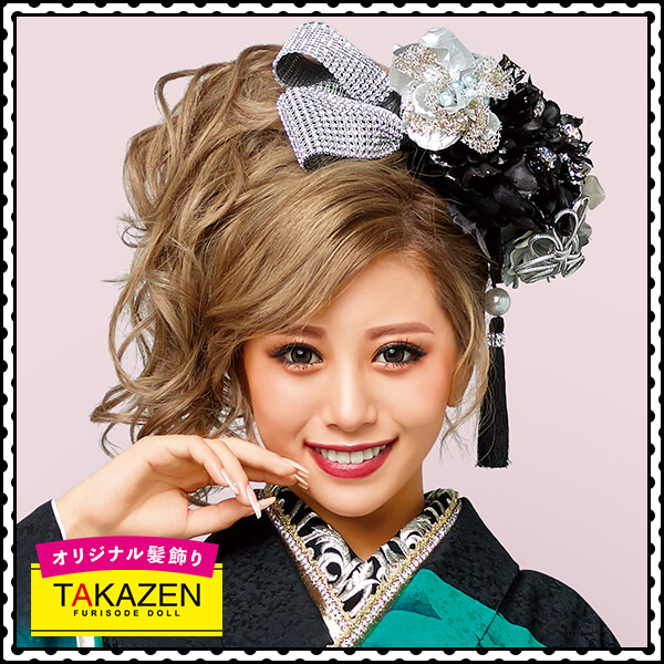 人気カラーの 髪飾り TAKAZEN - ブローチ/コサージュ