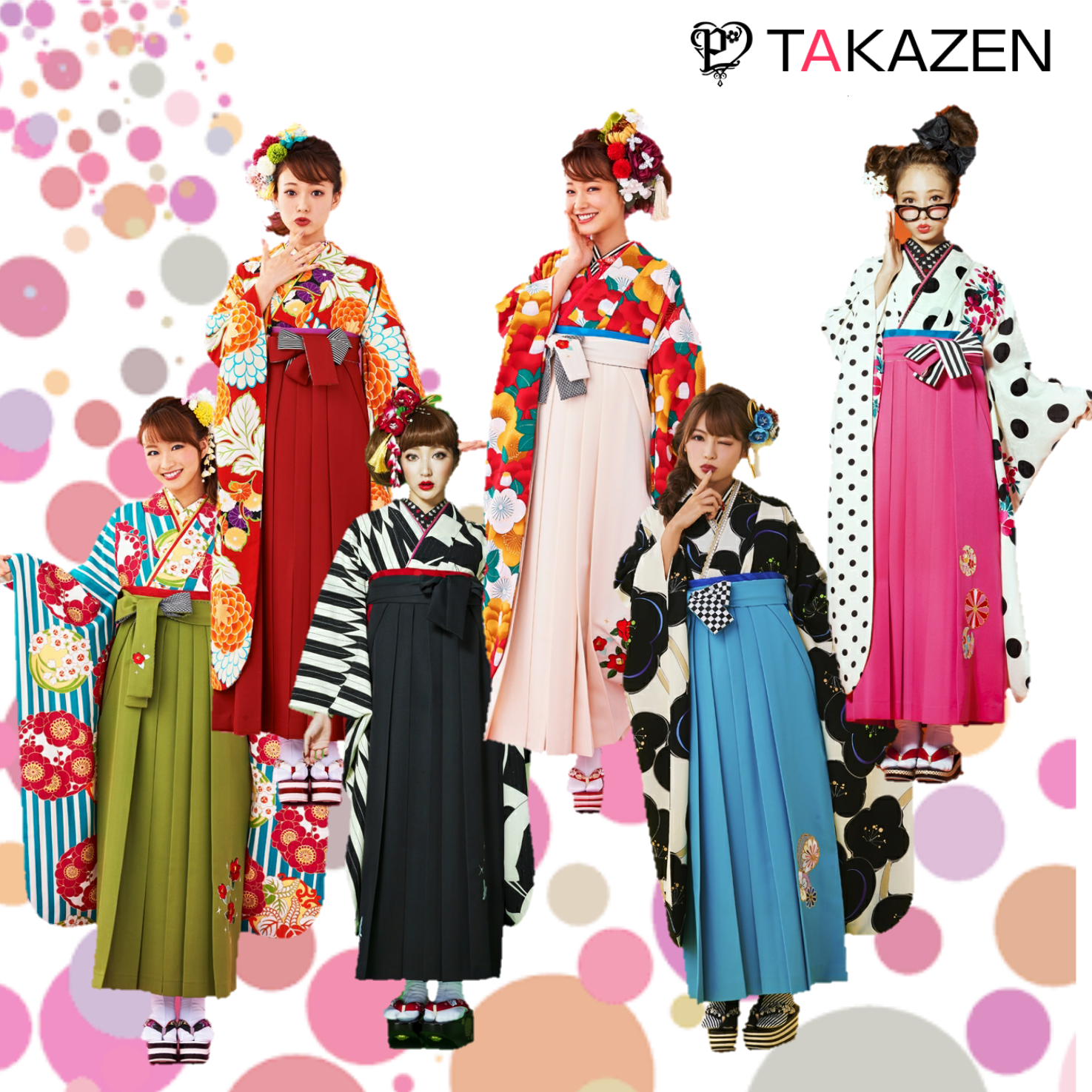 ♡大阪心斎橋店で卒業式レトロ袴レンタル♡【TAKAZEN心斎橋店】