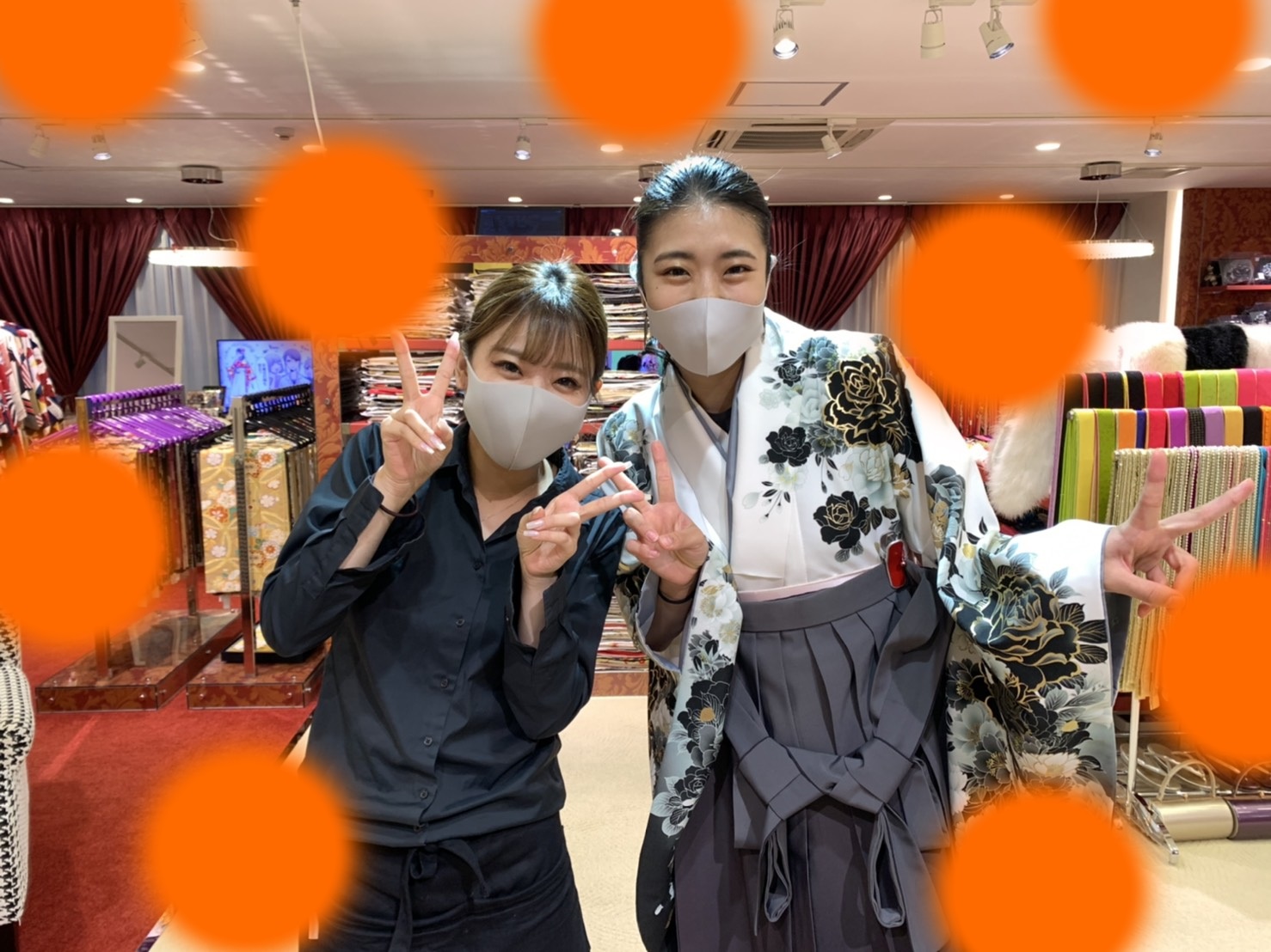 ♡22日　今日の来店袴姫ちゃん♡