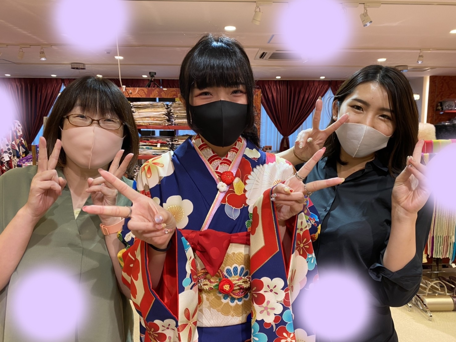 ♡18日　レトロ古典柄の可愛らしいお振袖の姫ちゃん♡