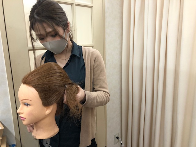 月一ヘアレッスン💗
