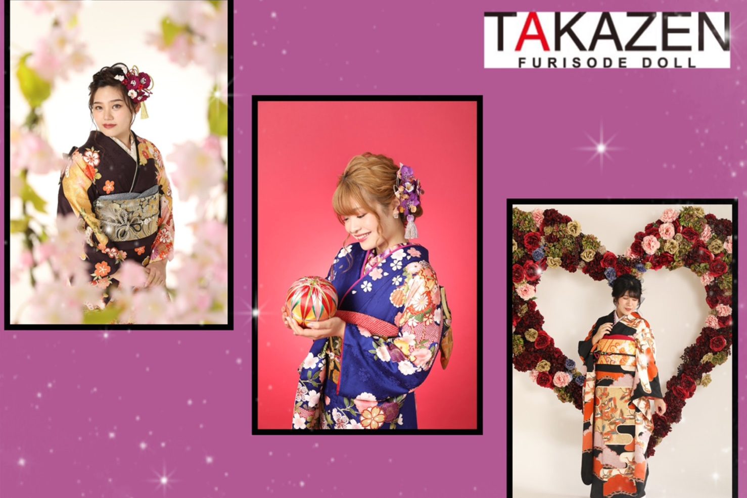 ❤神戸三宮でママ振袖＊持ち込みショット９．８００～！ヘアメイク・着付け・撮影料込❤