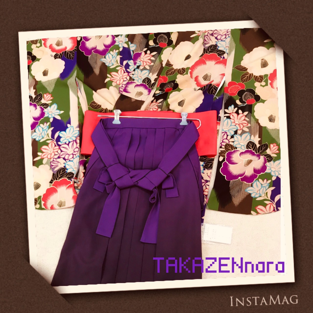 ☆あいまい色の小振袖であなたらしい袴姿見つけましょう♡ＴＡＫＡＺＥ奈良店で(^_-)-☆