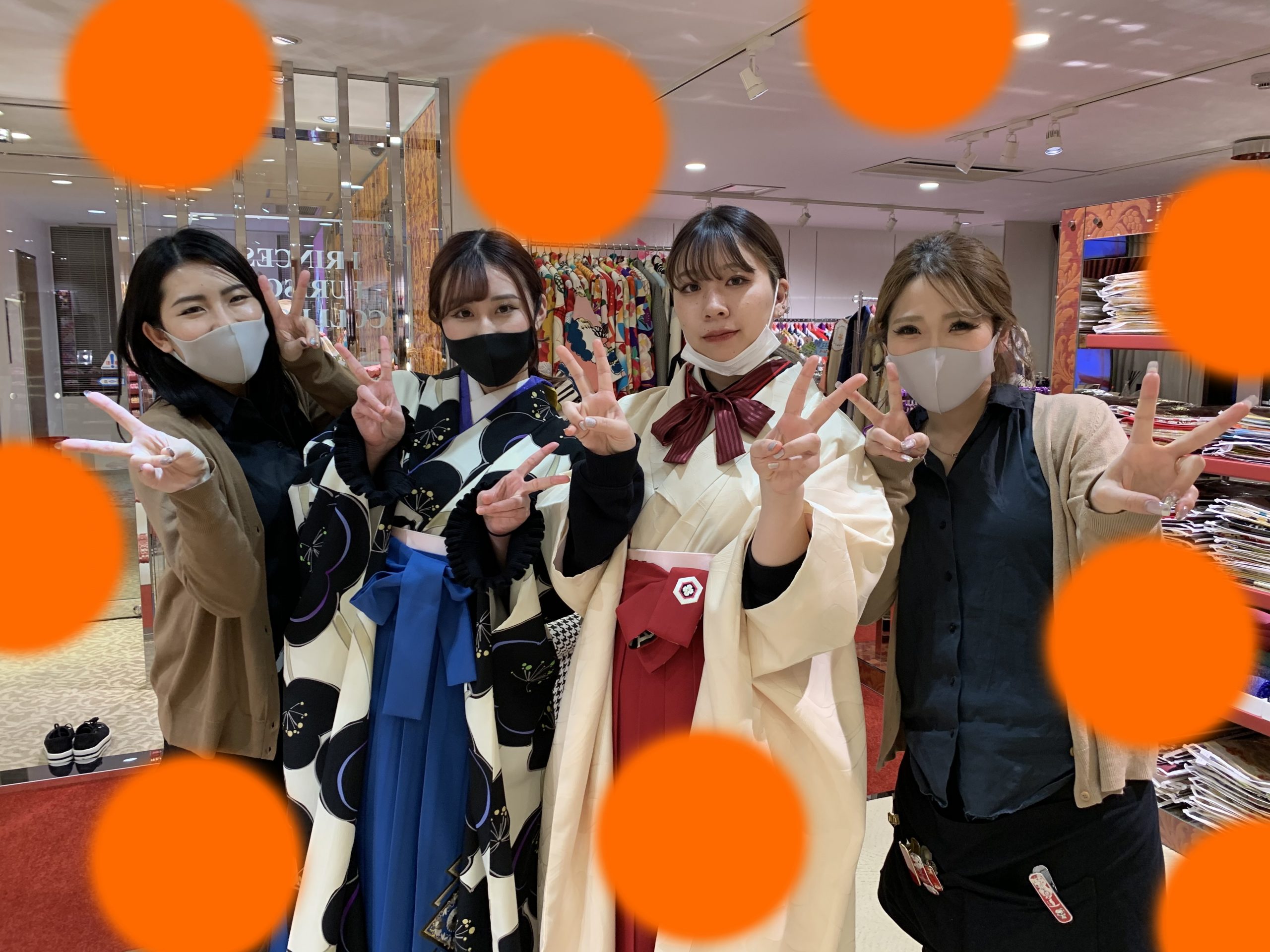 ♡30日　【大阪梅田成人式＆卒業袴】成人式お振袖＆美容学生卒業袴の姫ちゃん♡