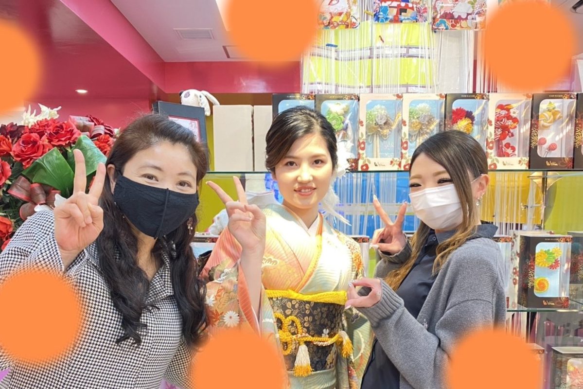 ♡29日 綺麗なママ振☆仲良し振袖姫ちゃん♡