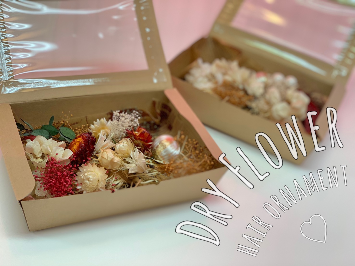 ♡13日　大人気！ドライフラワーの髪飾り♡