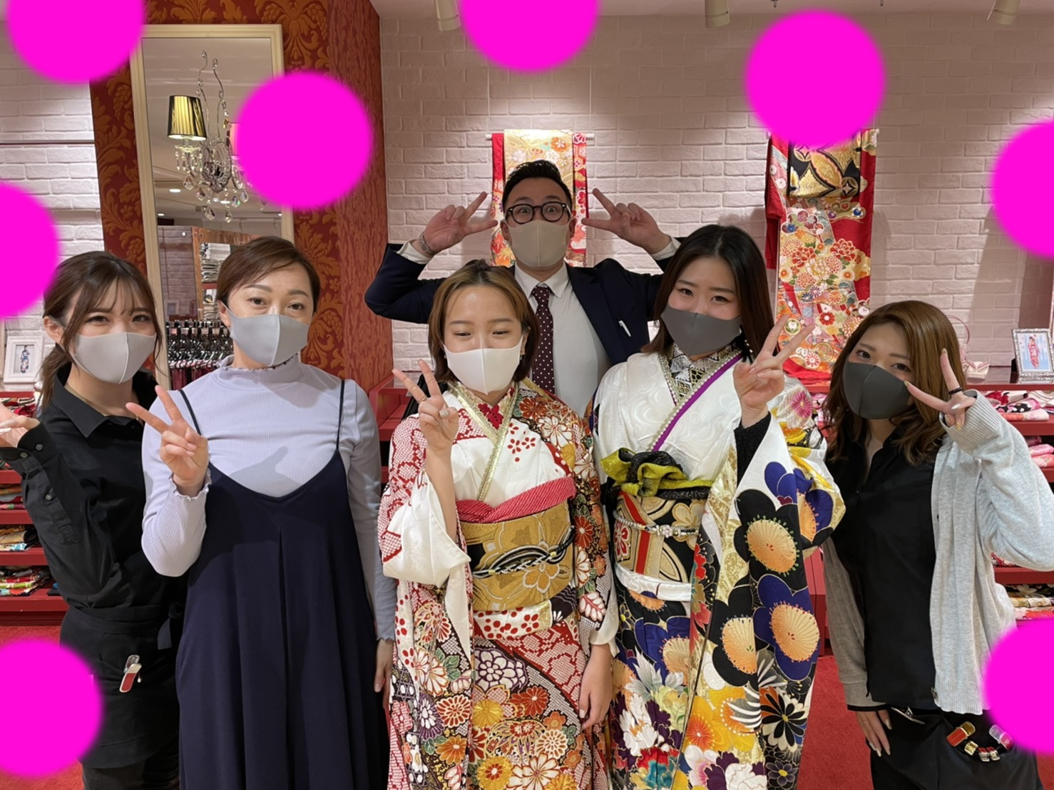 ♡26日　大阪梅田で成人式＆卒業式　振袖袴レンタルお嬢様♡