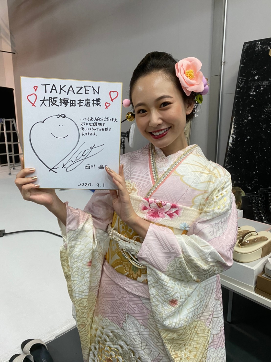 シンプルでおしとやかな成人式振袖💙
