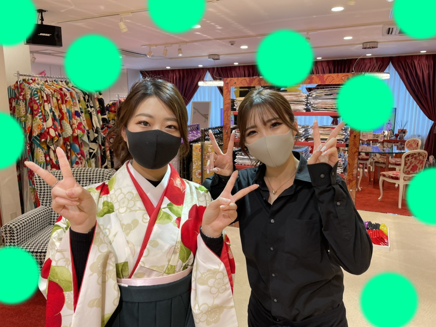 ♡大阪梅田で　卒業式袴レンタルお嬢様♡