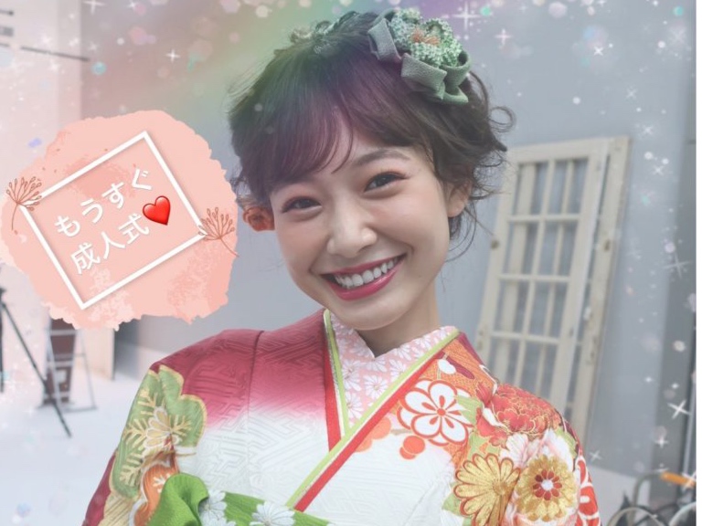 18日♡成人式迄一ヶ月切ってまーす♬