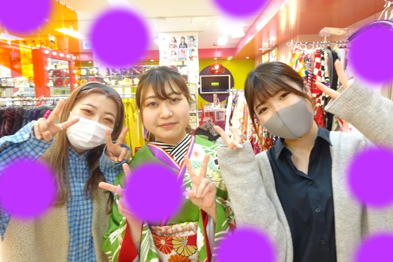 ♡5日　写しまショットの可愛い振袖姫ちゃん♡