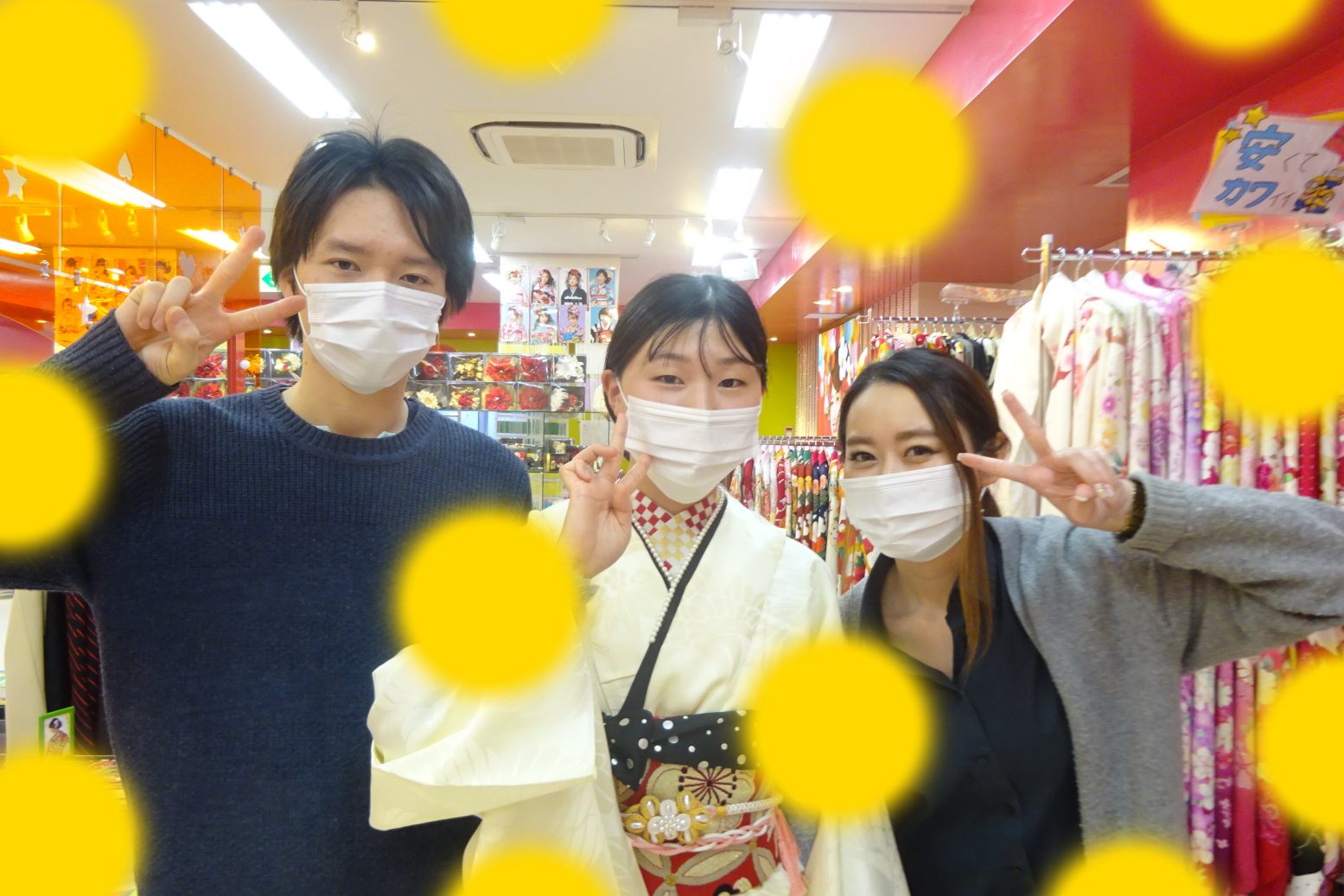 ♡１０日　新作☆白無地の振袖姫ちゃん♡