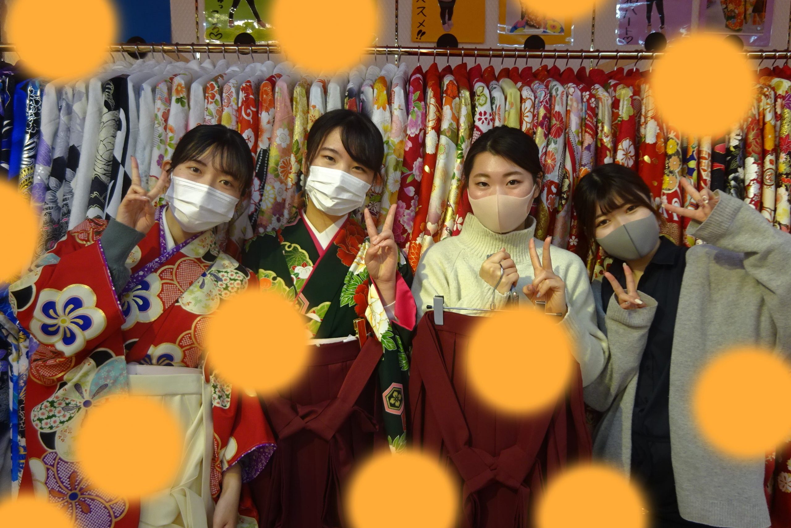 ♡16日　お友達同士の可愛い袴の姫ちゃん♡