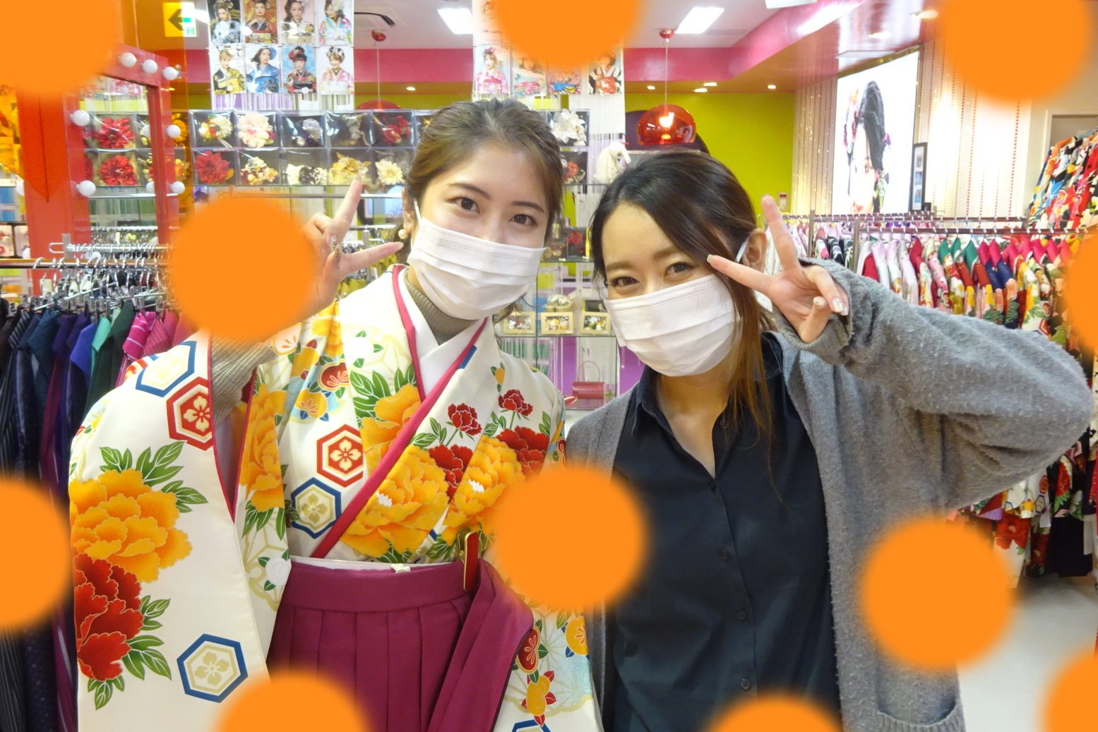 ♡18日　古典柄の可愛い袴姫ちゃん♡