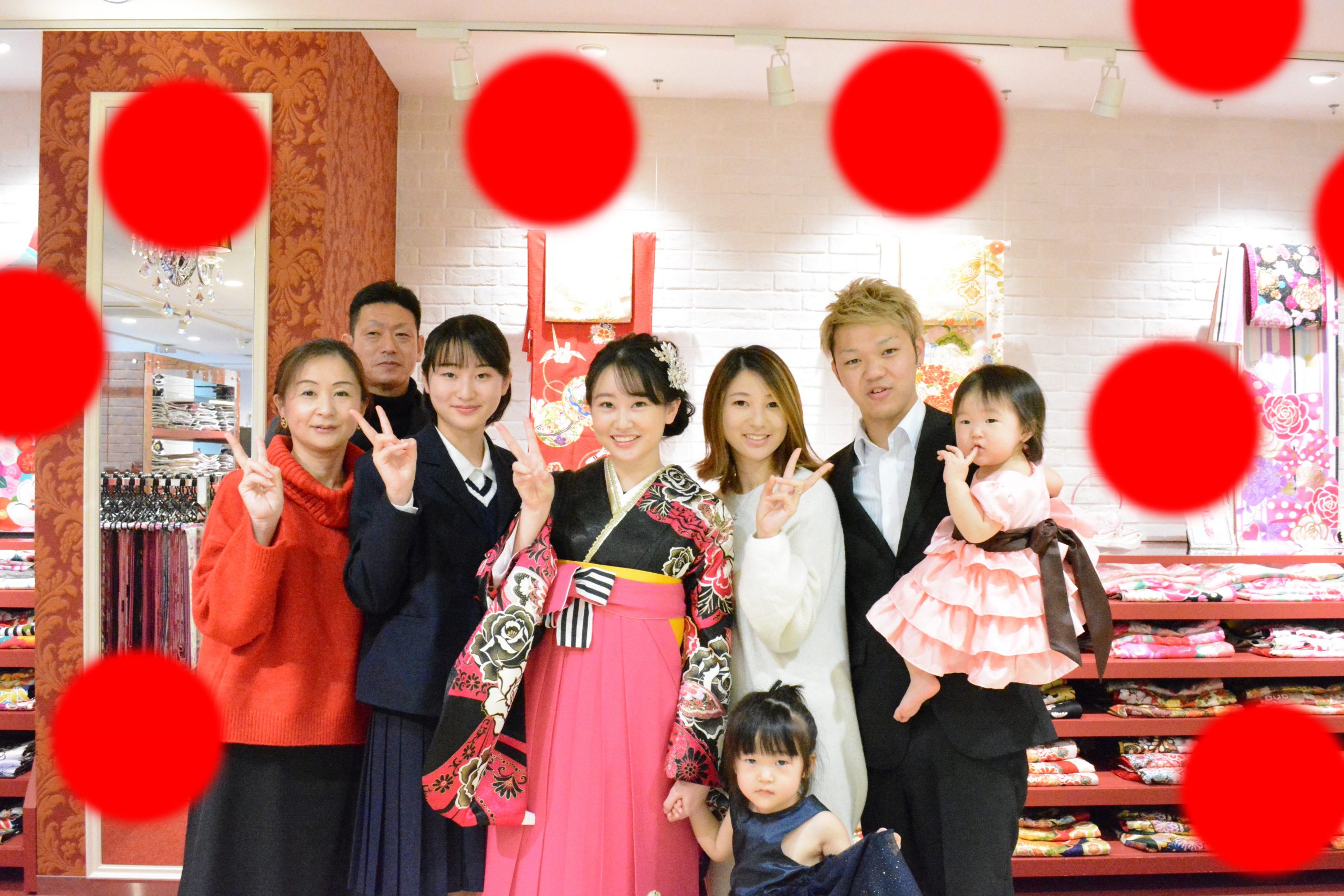 ♡12日　【大阪梅田で前撮り撮影会】卒業式袴姫ちゃん♡
