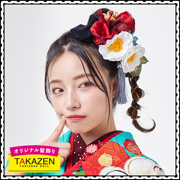 💗さえぴぃ着用💜オシャレなタッセル付き髪飾り💗