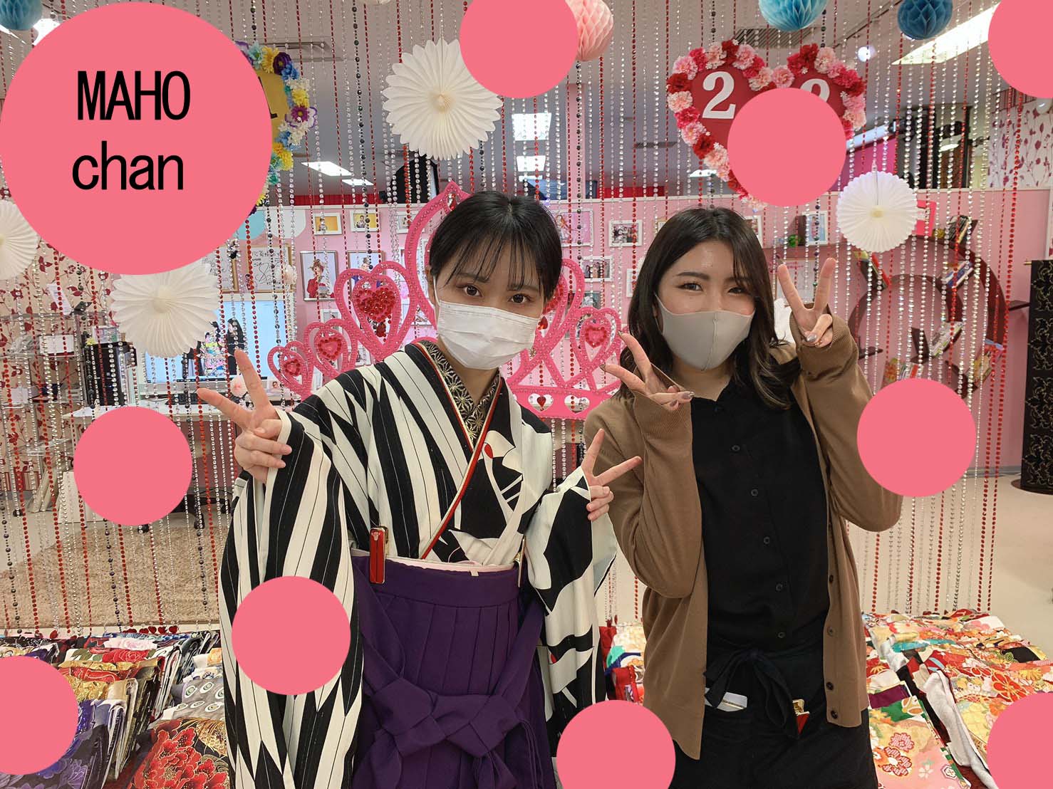 ♡13日　レトロ柄袴姫ちゃん♡