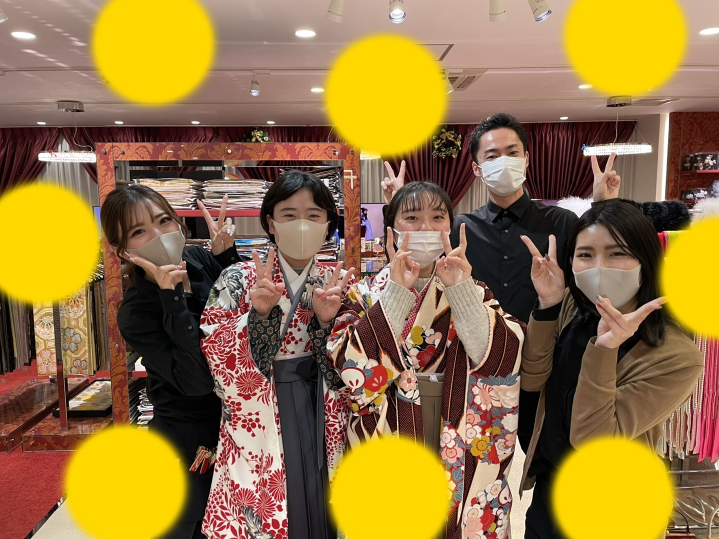 ♡4日　大阪梅田で成人式の振袖＆卒業式袴レンタルお嬢様♡