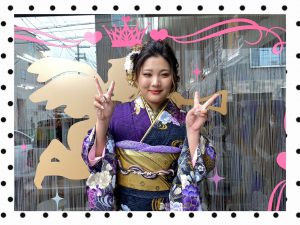 前撮り　カッコいい　今田美緒　振袖