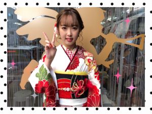 振袖　成人式　奈良　レンタル　古典柄　レトロ古典