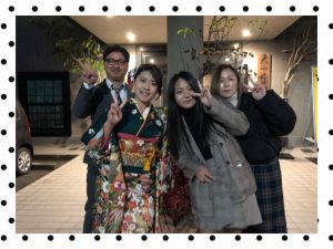 振袖　成人式　奈良　レンタル　古典柄　緑色