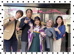 takazen　袴　前撮り撮影会