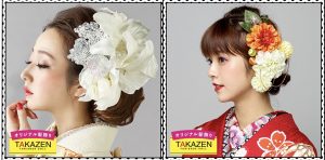 髪飾り　TAKAZENオリジナル