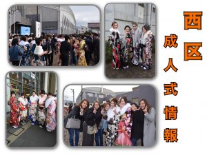西区　成人式　情報　振袖