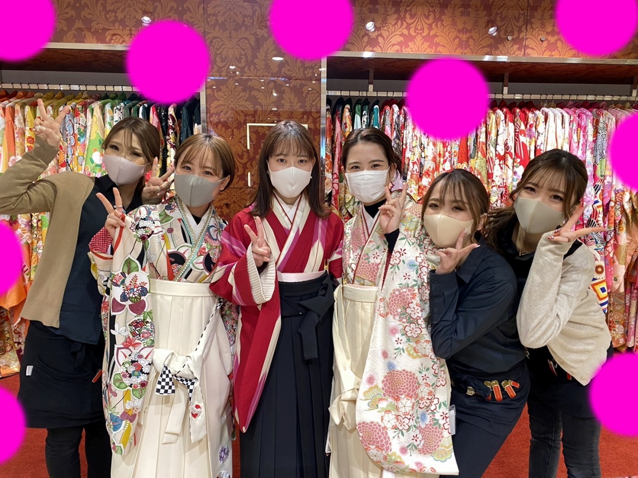 ♡１８日　大阪梅田で卒業式袴レンタルお嬢様♡
