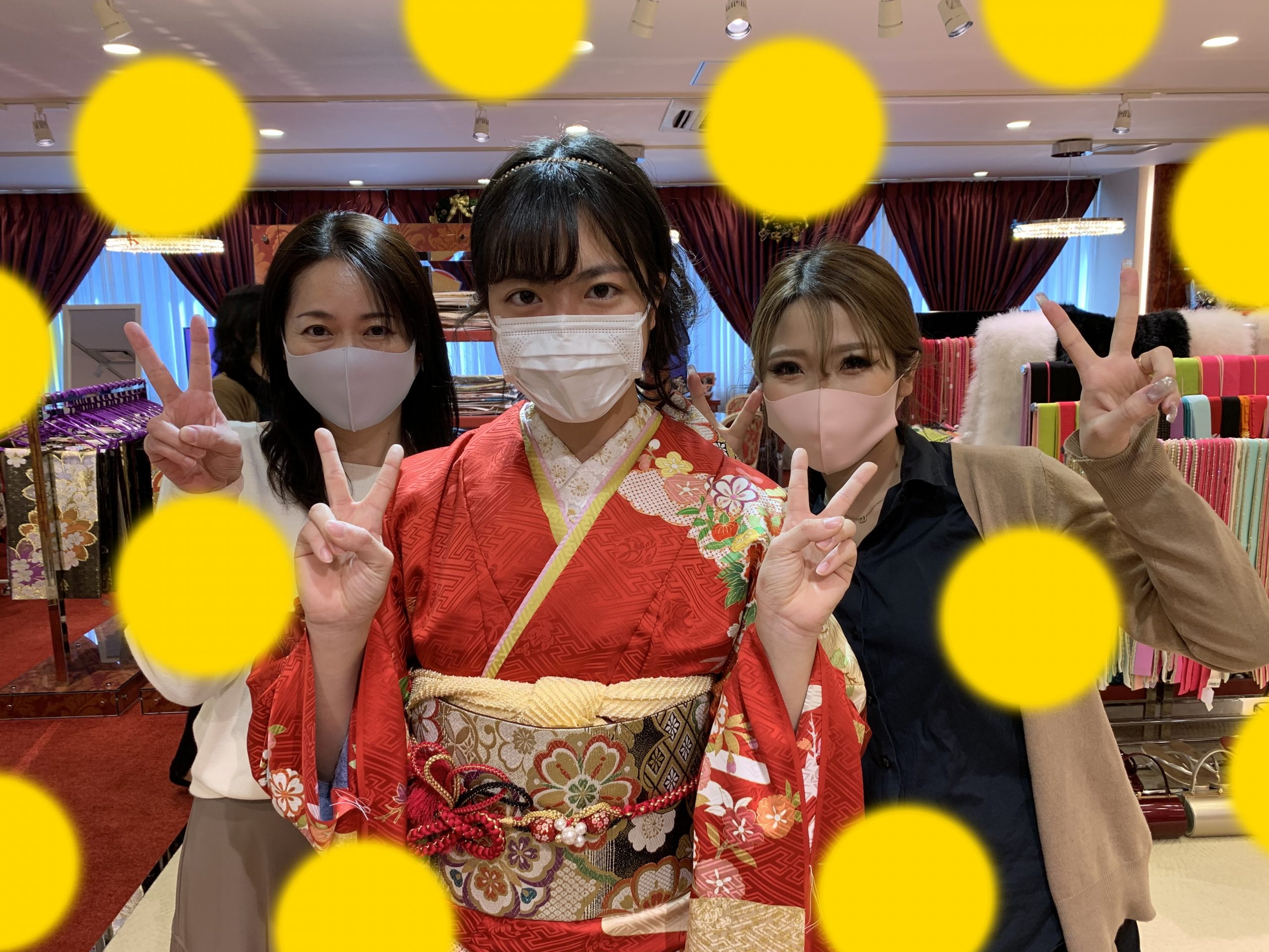 ♡2日【大阪梅田で成人式】新作お振袖姫ちゃん＆オシャレなレトロ柄袴姫ちゃん♡
