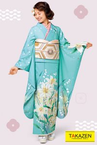 レトロ　可愛い　振袖