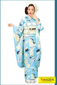 レトロ　可愛い　振袖