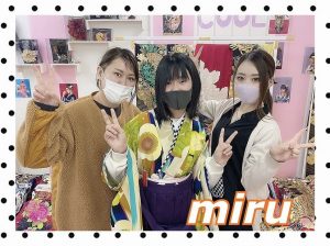 takazen　奈良　袴　レンタル　紫
