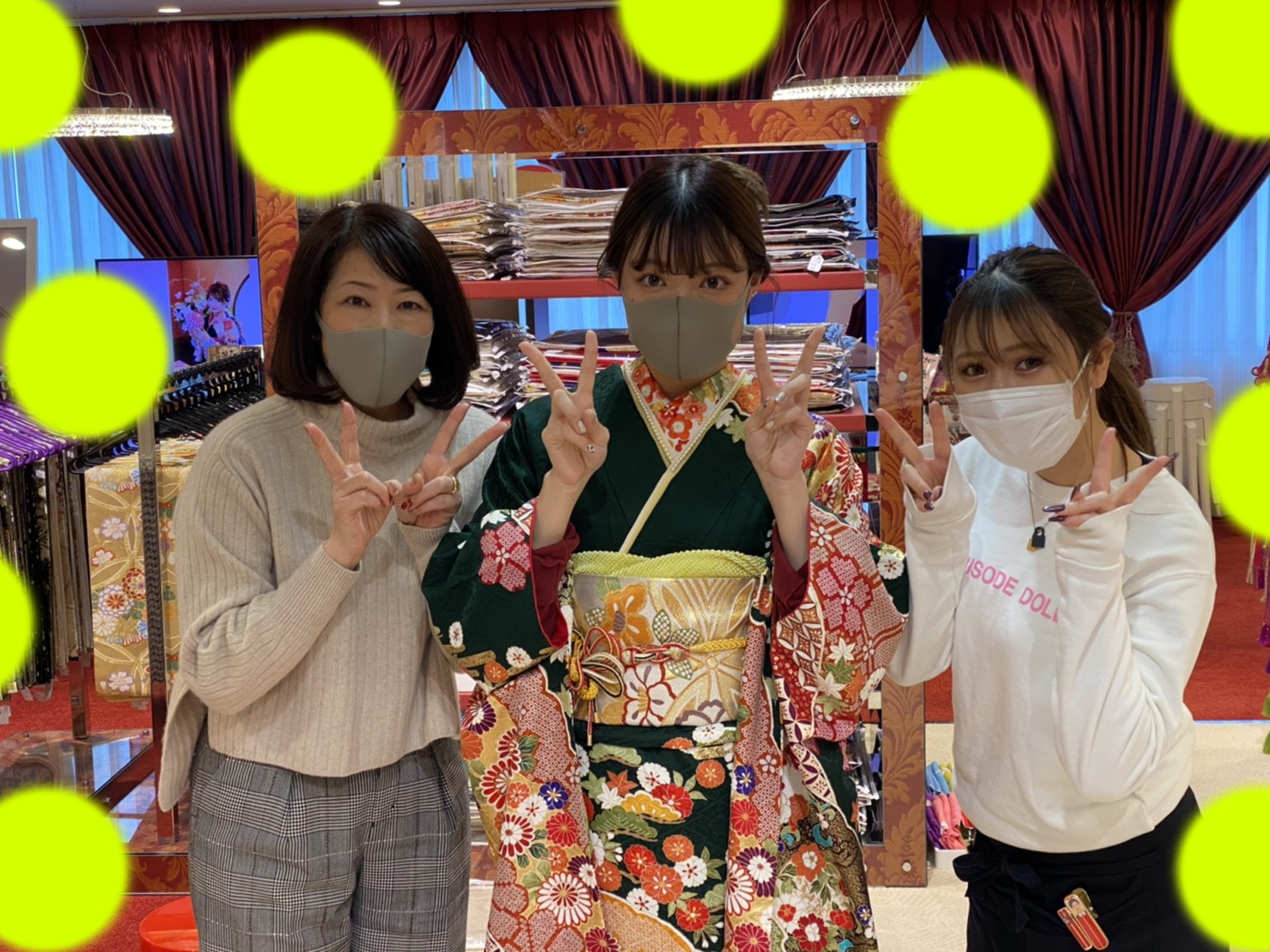 ♡5日　大阪梅田で　成人式卒業式！振袖＆袴レンタル♡