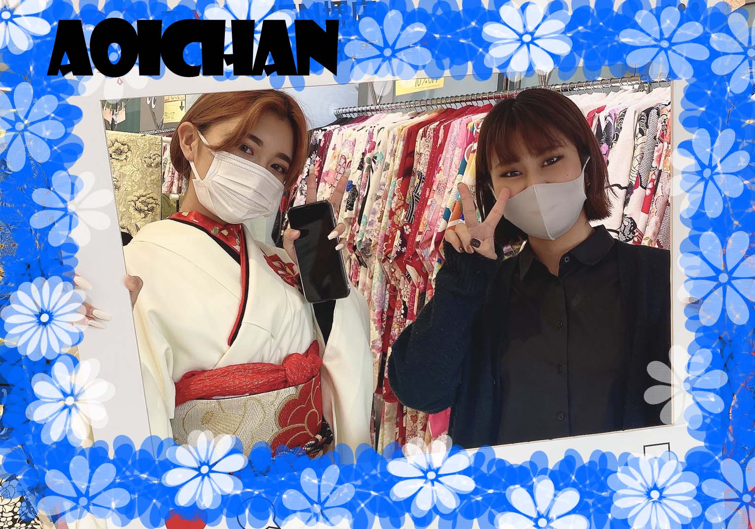♡5日　レトロ柄のオシャレな振袖姫ちゃん♡