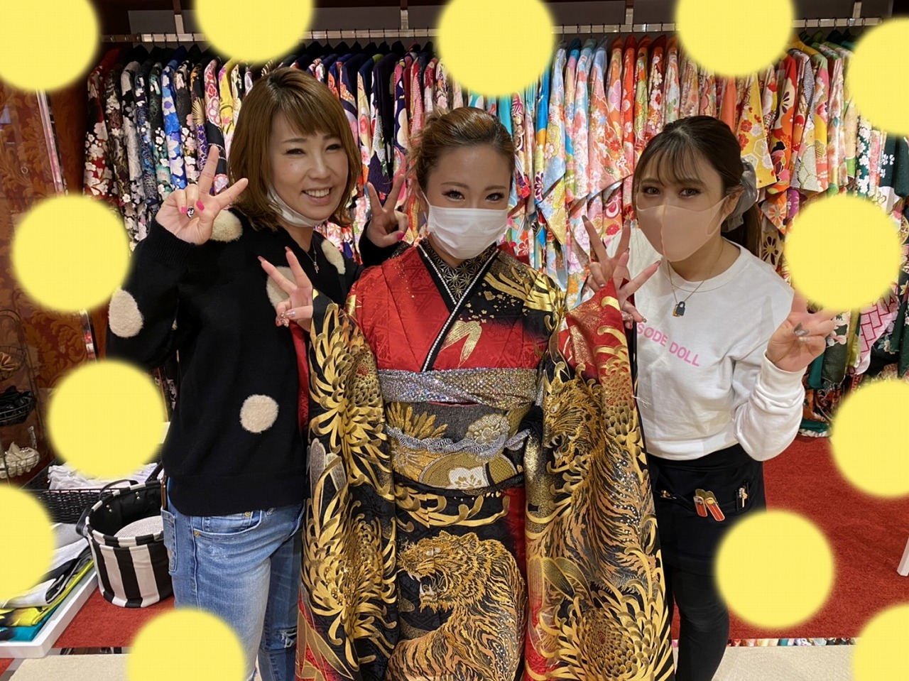♡28日　大阪梅田で新作トラお振袖姫ちゃん♡