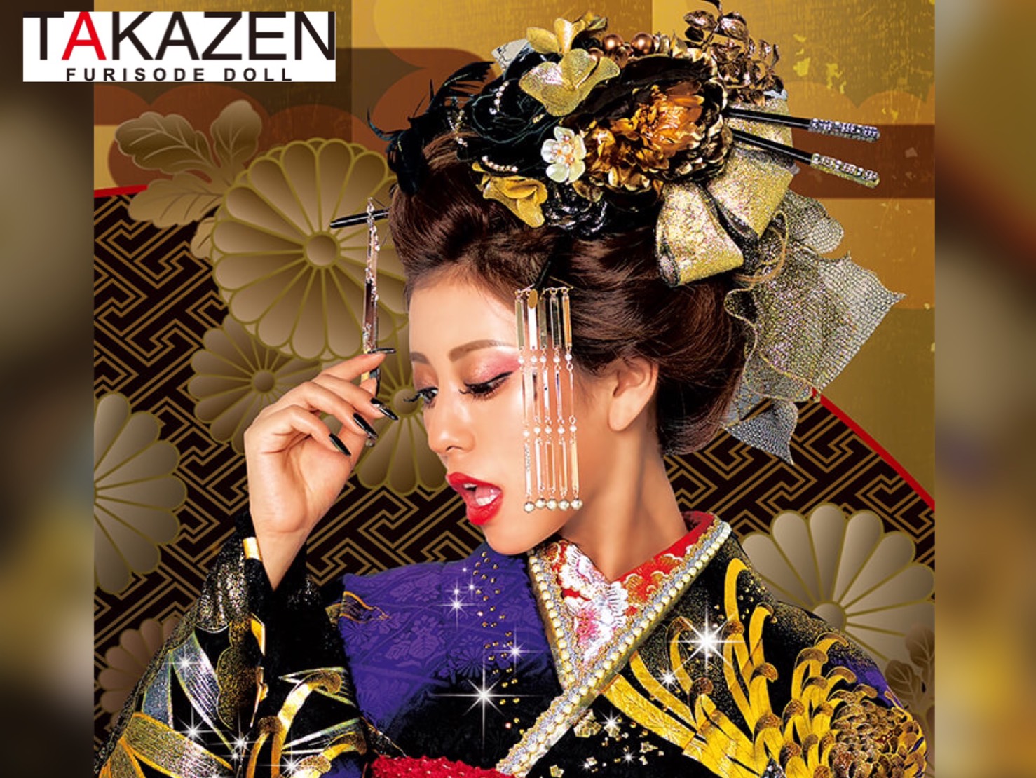 ♥28日　花魁風！かっこいいお振袖をお探しならTAKAZEN堺店♥