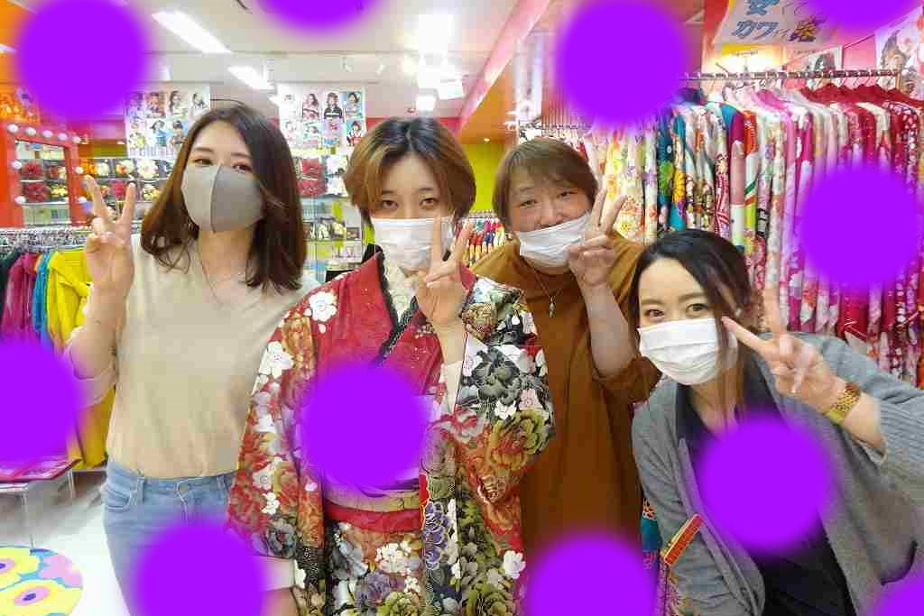 ♡16日　お写真プランのカッコイイ赤色のお振袖の姫ちゃん♡