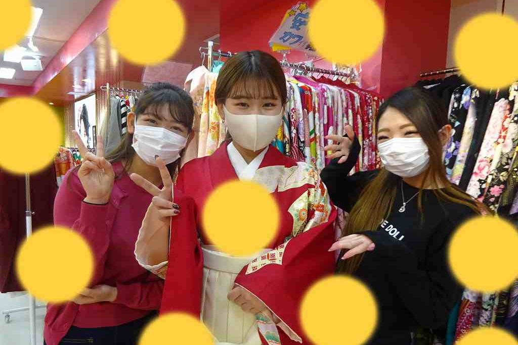 ♡26日　神戸で卒業式の袴レンタル古典柄袴姫ちゃん♡