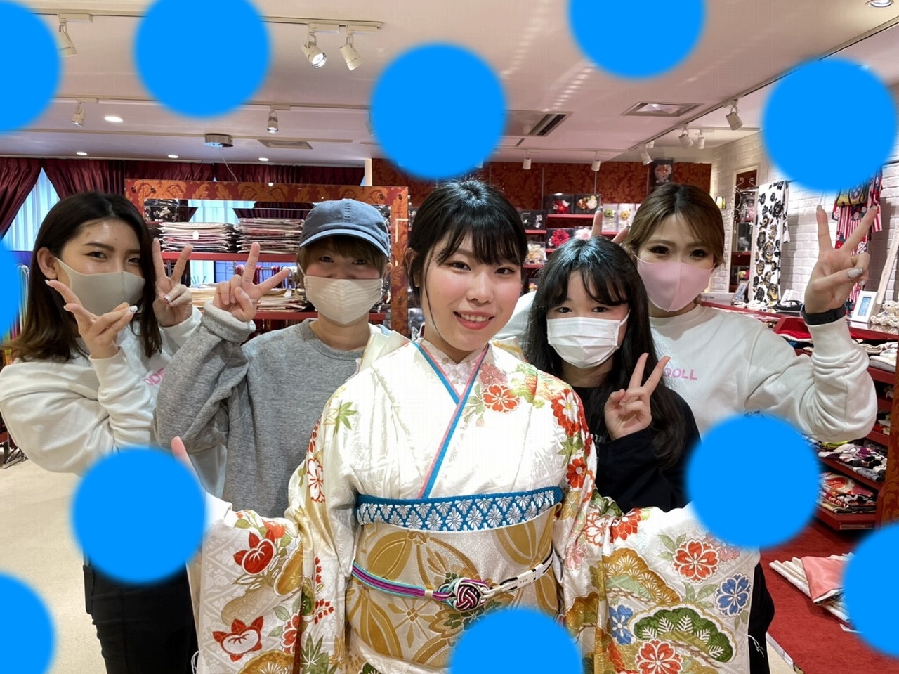 ♡16日　大阪梅田で成人式＆卒業式袴ならTAKAZEN梅田本店へ♡今日の姫ちゃん♡