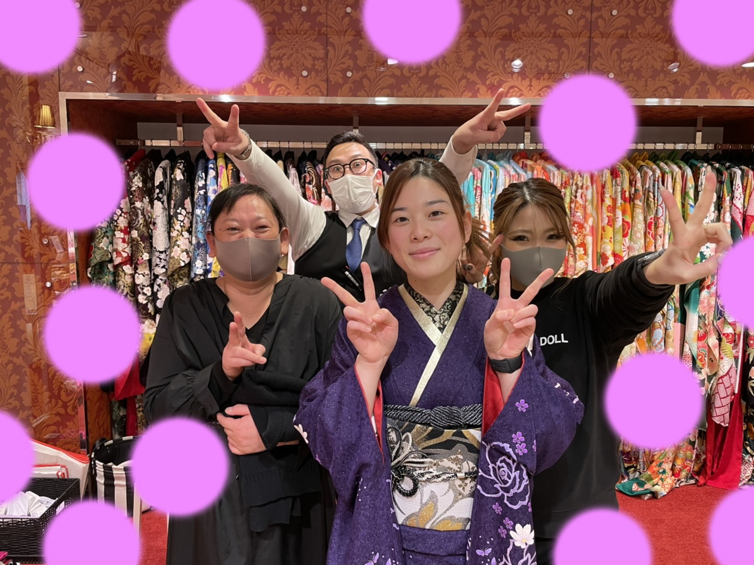 ♡11日　成人の日ご来店のカワイイ姫ちゃん♡
