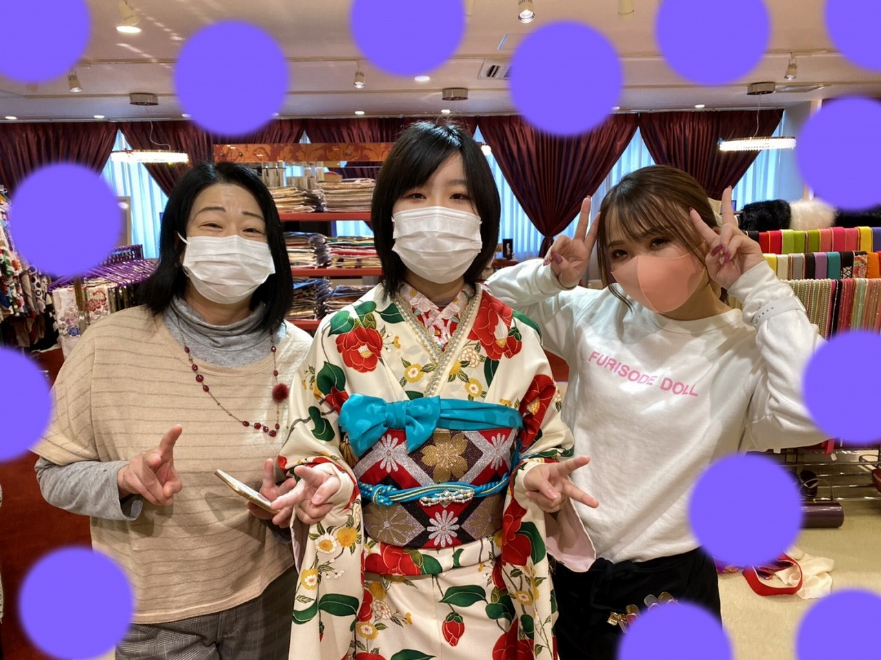 ♡29日　大阪梅田でレトロお振袖レンタル姫ちゃん♡