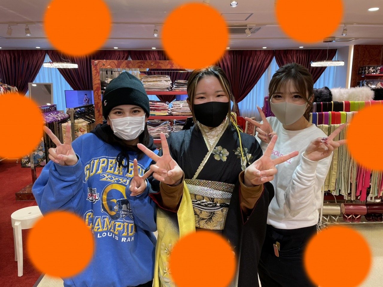 ♡14日　大阪梅田で！かっこいいお振袖姫ちゃん♡
