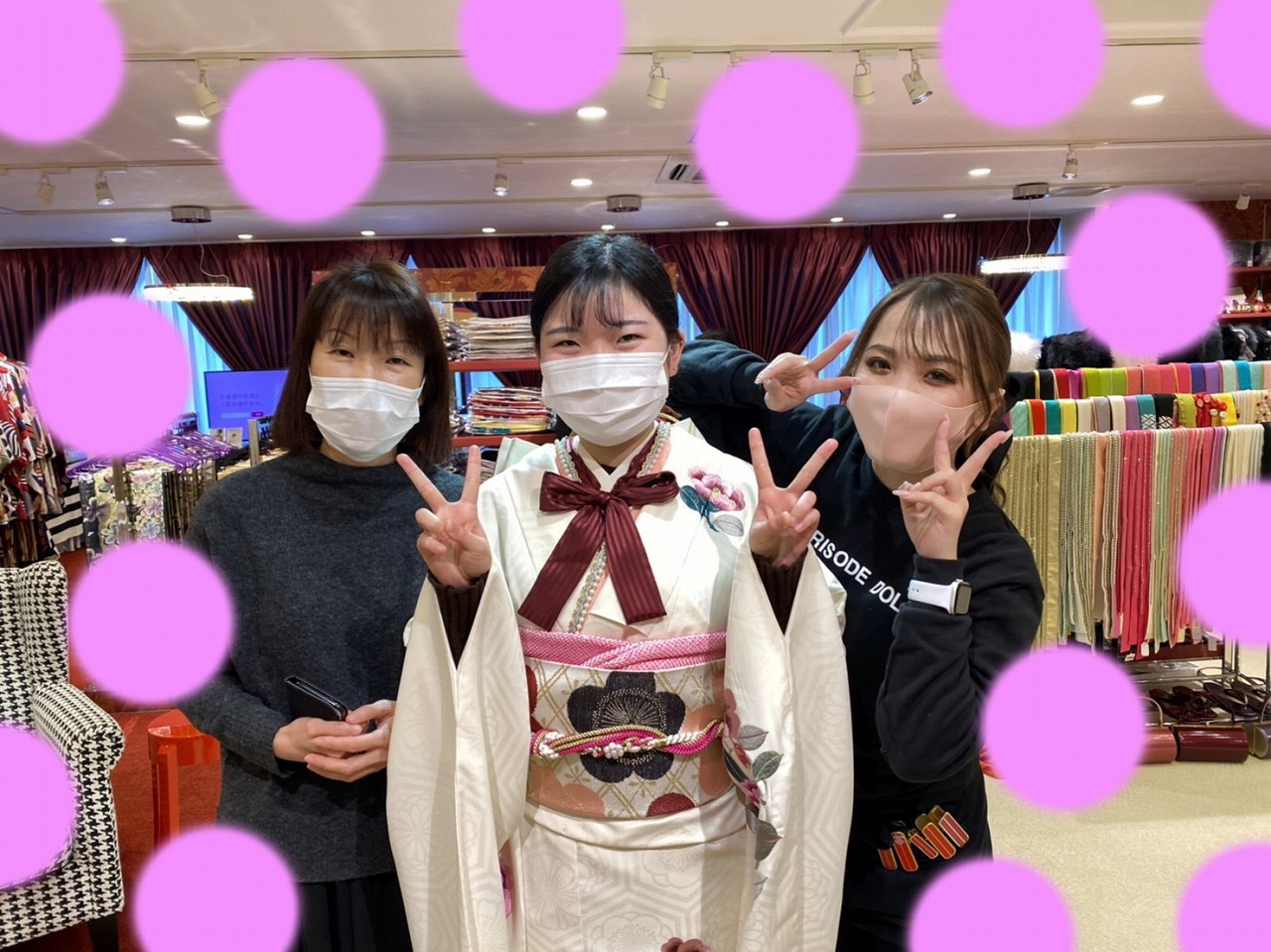 ♡9日　大阪梅田で大正ロマン風お振袖姫ちゃん♡