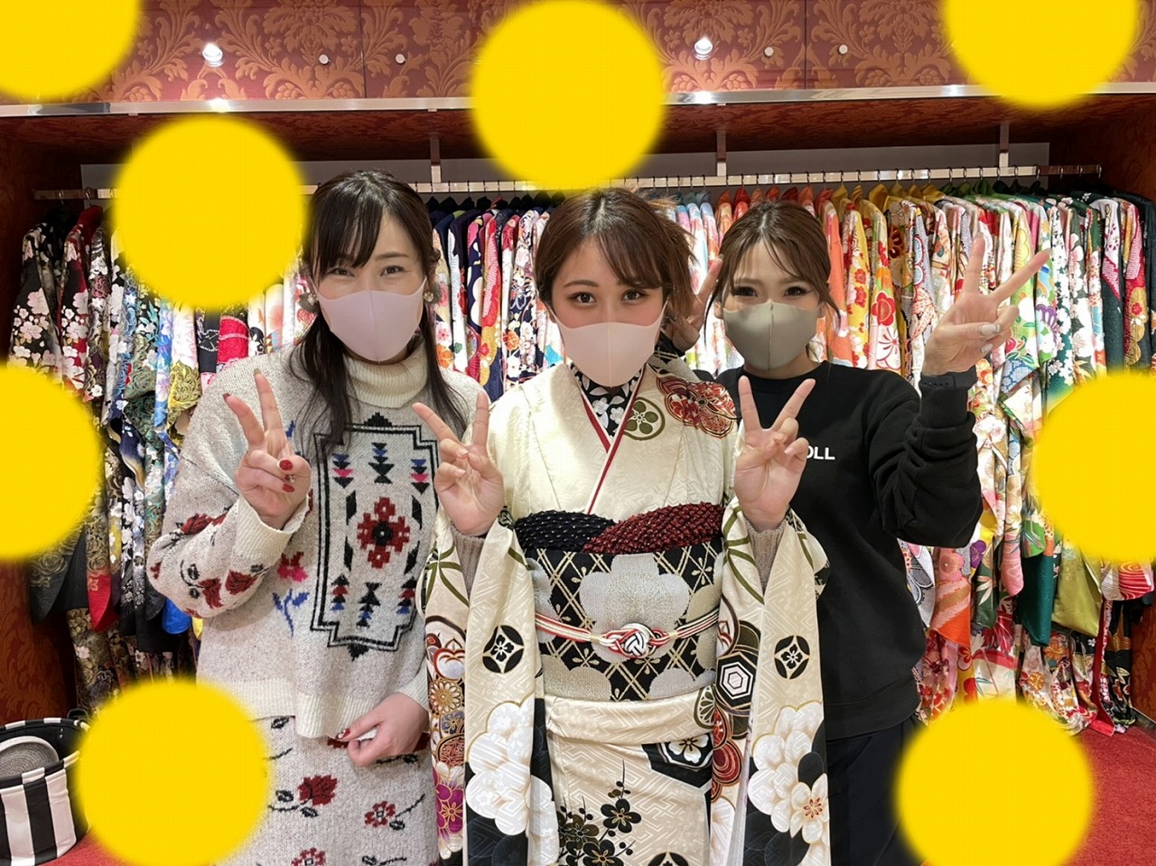 ♡22日　大阪梅田で　振袖＆袴レンタル姫ちゃん♡